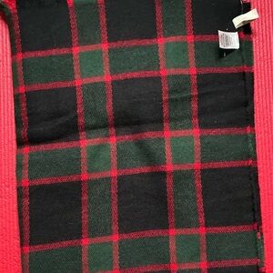 Brand New LOFT Red and Green Plaid Scarf/ Shawl